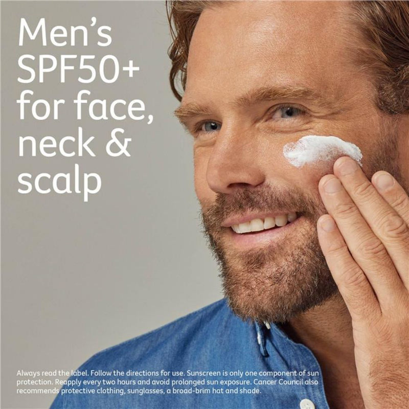 Cancer Council Australia 澳洲防癌協會  Hydrating Sunscreen for Men 男士專用防曬乳 SPF50+ 100ml 