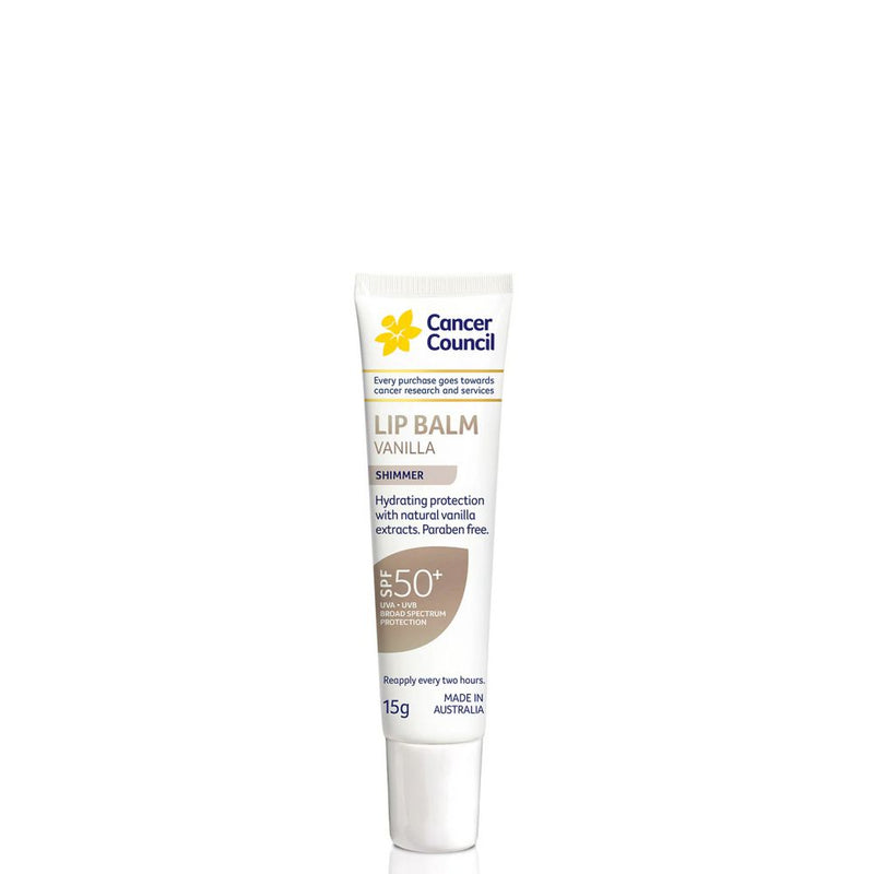 Cancer Council Australia Lip Balm SPF50+ 15g 防曬潤唇膏 Vanilla (Shimmer)