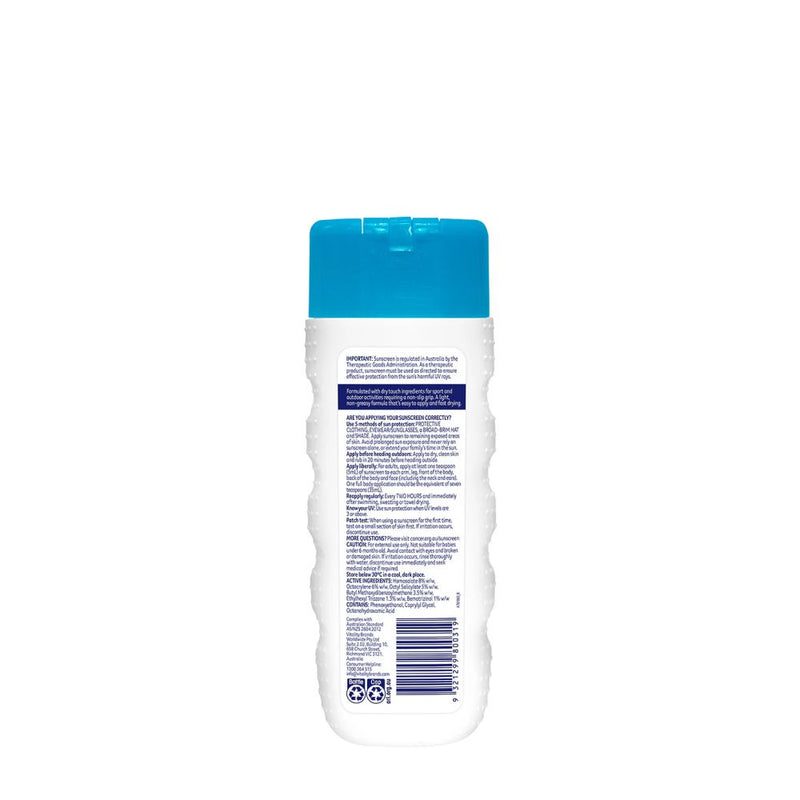 Cancer Council Australia 澳洲防癌協會 Water Sport Dry Touch Sunscreen 水上運動防曬乳 SPF50+ 200ml