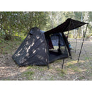 防水の達人 Carrot 4 4人隧道露營帳篷 Black