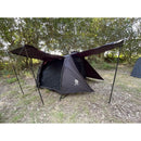 防水の達人 Carrot 4 4人隧道露營帳篷