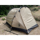 防水の達人 Carrot 4 4人隧道露營帳篷 Khaki