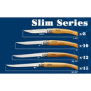 Opinel No. 8 Folding Slim Knife Beechwood Handle 幼身櫸木摺刀