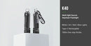 NEXTORCH K40 Multi-light Source Keychain Flashlight 多光源匙扣燈