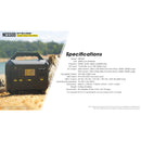 Nitecore NES500 Portable Outdoor Power Station 移動電源