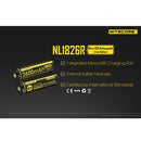 Nitecore NL1826R 2600mAh Micro-USB Rechargeable Battery 充電池