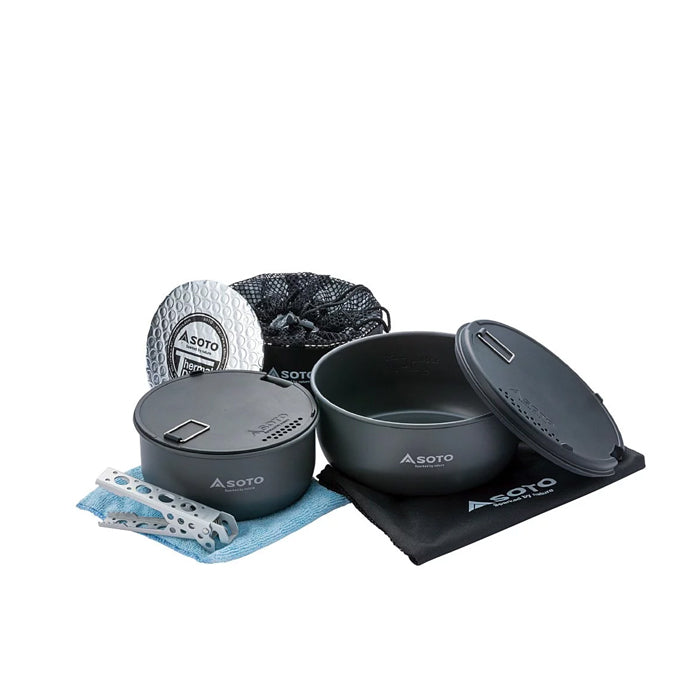 バーベキュー・調理用品 SOTO Navigator Cook Set SOD-501 楽天市場】ナビゲータークックシステム SOD-501 コッへル