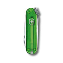 Victorinox Classic SD Transparent戶外萬用刀 Green Tea 0.6223.T41G