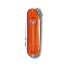 Victorinox Classic SD Transparent戶外萬用刀 Fire Opal 0.6223. T82G