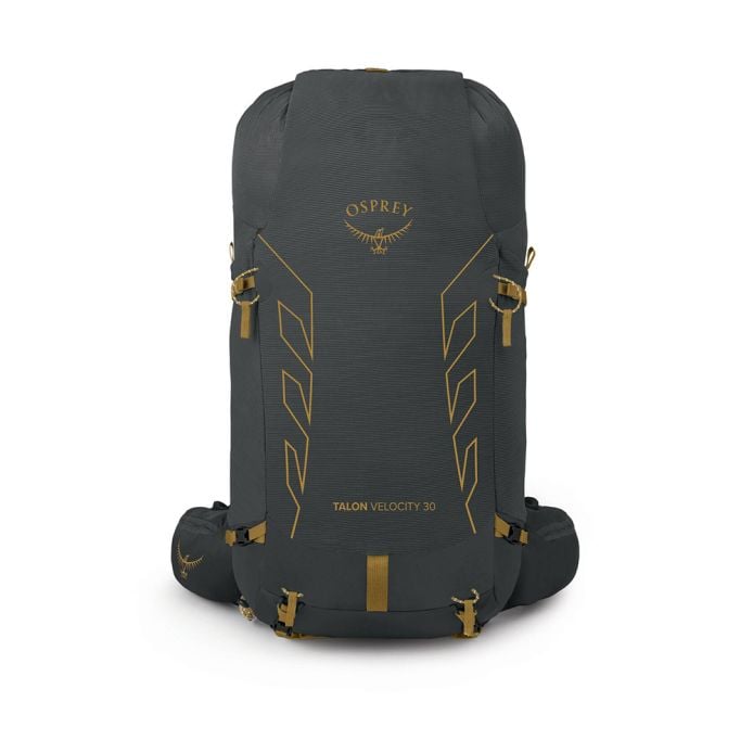 Osprey Talon™ Velocity 30 Backpack 越野登山背包 Dark Charcoal/Tumbleweed Yellow