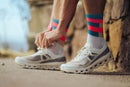 INCYLENCE ULTRALIGHT SPIRALS Running Socks Petrol Inferno