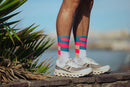 INCYLENCE ULTRALIGHT SPIRALS Running Socks Petrol Inferno