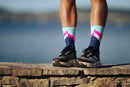 INCYLENCE ULTRALIGHT APEX Running Socks Navy Mint