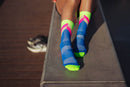 INCYLENCE ULTRALIGHT APEX Running Socks Blue Green