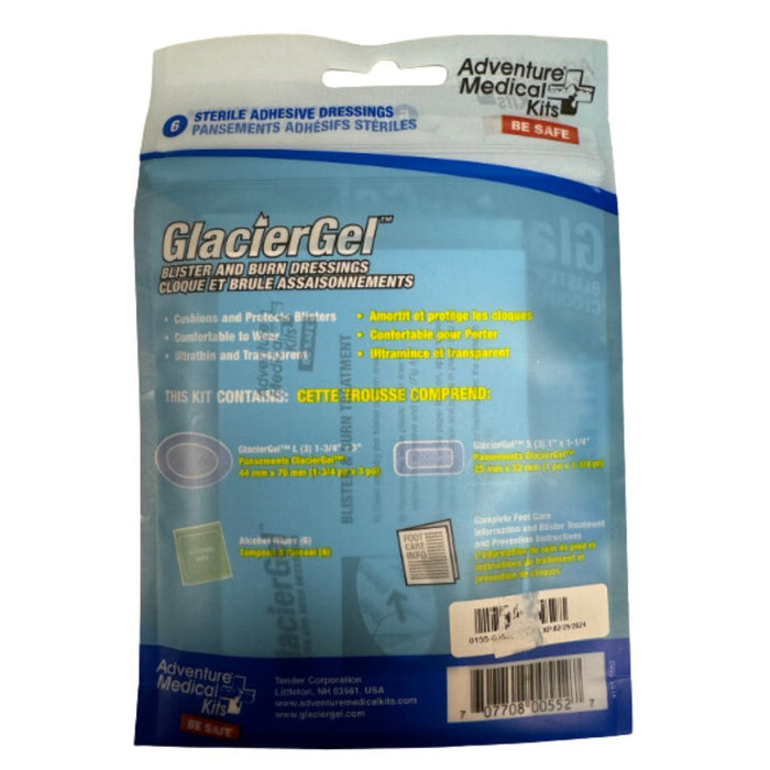 Adventure Medical Kits GlacierGel Blister and Burn Dressing 無菌水泡/ 燙傷膠貼