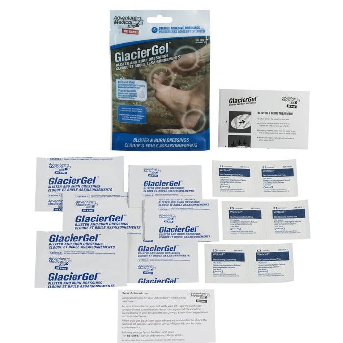 Adventure Medical Kits GlacierGel Blister and Burn Dressing 無菌水泡/ 燙傷膠貼