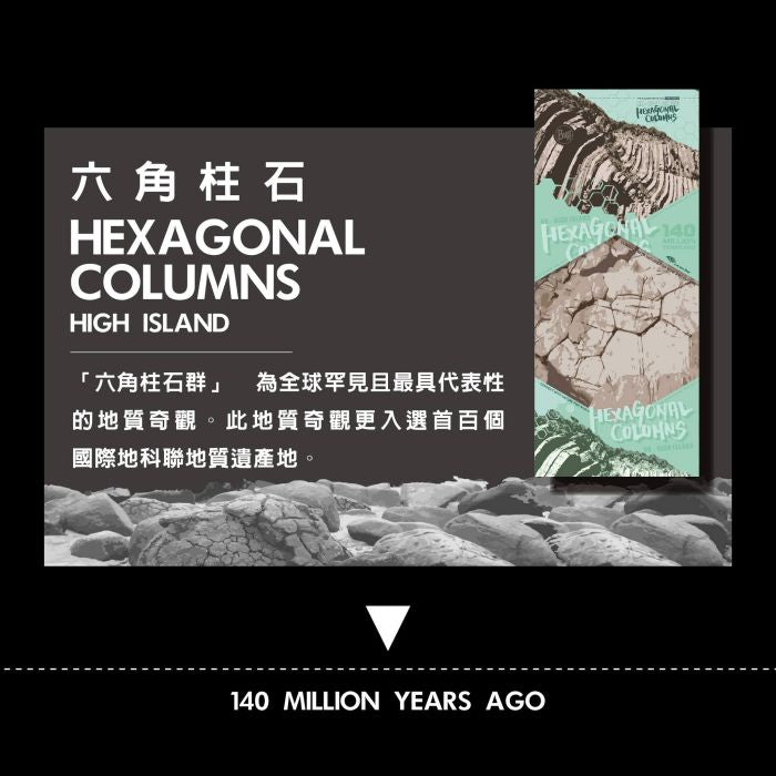 BUFF Originals 香港地質觀景系列 多功能頭巾領巾  Hexagonal Columns