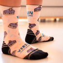 VERSUS Active Crew Socks - Run For Cake