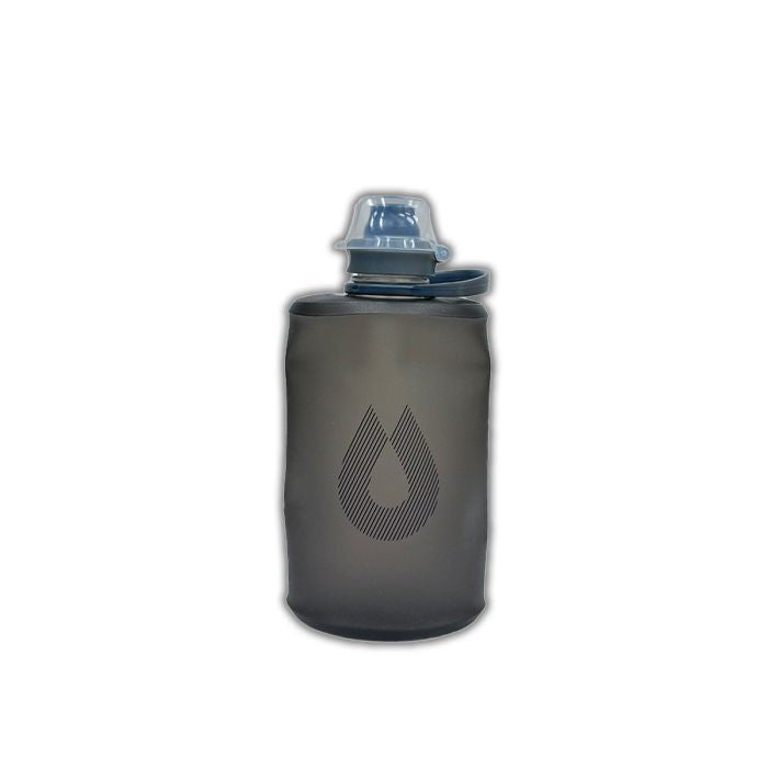 Hydrapak Stow™ Bottle 350ml  (2024 New Version) 軟式摺疊運動水樽 (2024新版) Mammoth Grey 