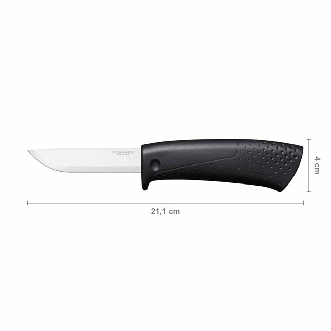Fiskars Builder's Knife with Sharpener