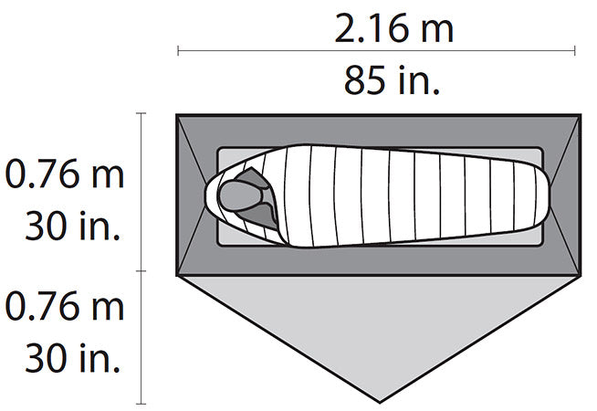 MSR Hubba Hubba™ Shield 1 Backpacking Tent