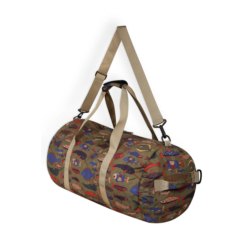 KAVU Tide Rip Duffel Fish Tessellate