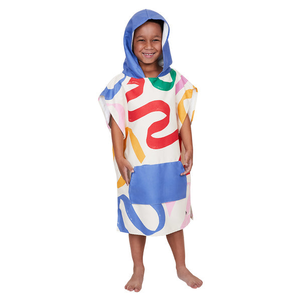 Dock & Bay Kids Poncho - Quick Dry Hooded Towel 兒童快乾毛巾斗篷