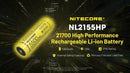 Nitecore NL2155HP 5500mAh 21700 High Performance Rechargeable Li-ion Battery 高性能 可充電鋰離子電池