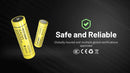 Nitecore NL2155HP 5500mAh 21700 High Performance Rechargeable Li-ion Battery 高性能 可充電鋰離子電池