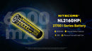 Nitecore NL2160HPi 6000mAh High Drain 21700 iSeries Battery 高性能21700鋰離子充電電池