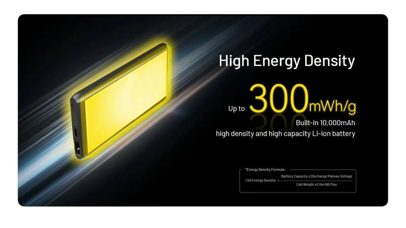 Nitecore NB Plus 10000mAh Waterproof Competition-Grade Energy Bar