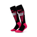 CEP Ski Merino Socks Tall Women 女裝羊毛滑雪襪 Black/Pink