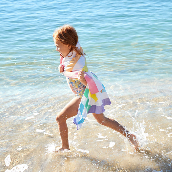 Dock & Bay Kids Beach Quick Dry Towel 兒童快乾沙灘毛巾 Unicorn Waves