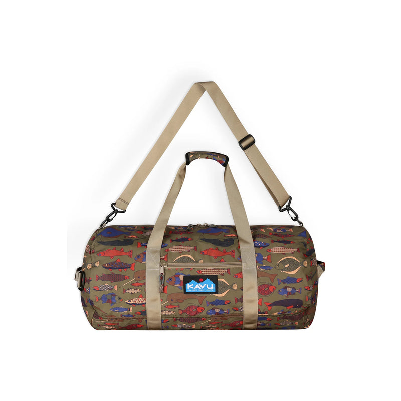 KAVU Tide Rip Duffel Fish Tessellate