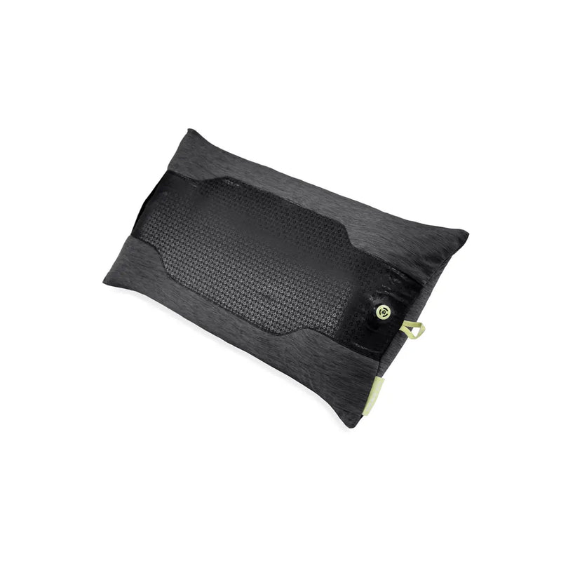 Nemo Fillo™ Elite Wide Ultralight Backpacking Pillow Black Peark/Citron