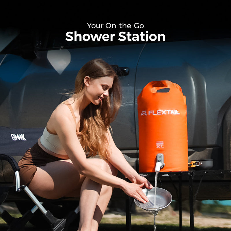 Flextail Tiny Shower Bag / Bucket 戶外充電花灑連水袋/水桶