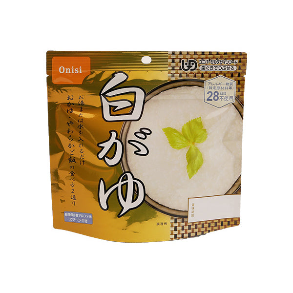 Onisi Japan Alpha Rice - Plain Congee 日本尾西即食脫水白粥