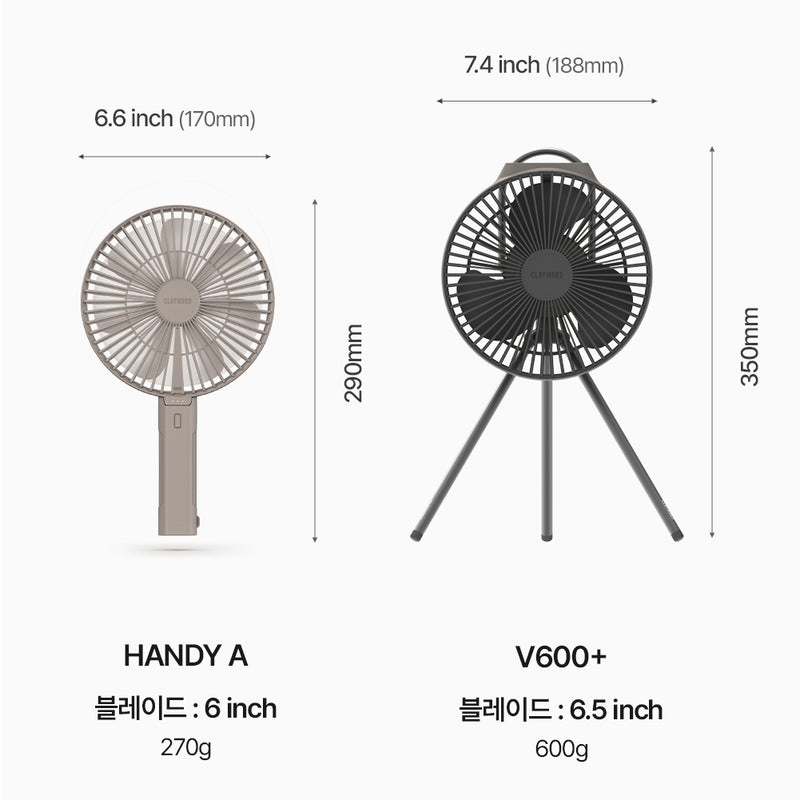 Claymore Handy A Handheld Fan 手提摺疊風扇