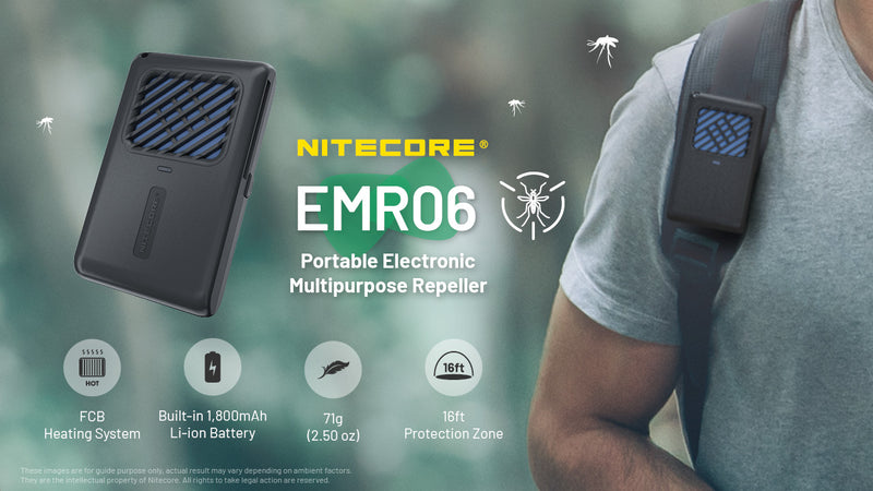 Nitecore EMR06 Portable Electronic Multipurpose Repeller 戶外隨身驅蚊機