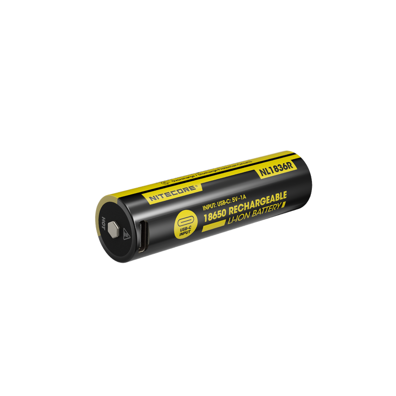 Nitecore NL1836R 3600mAh 18650 USB Rechargeable Li-ion Battery 鋰充電池