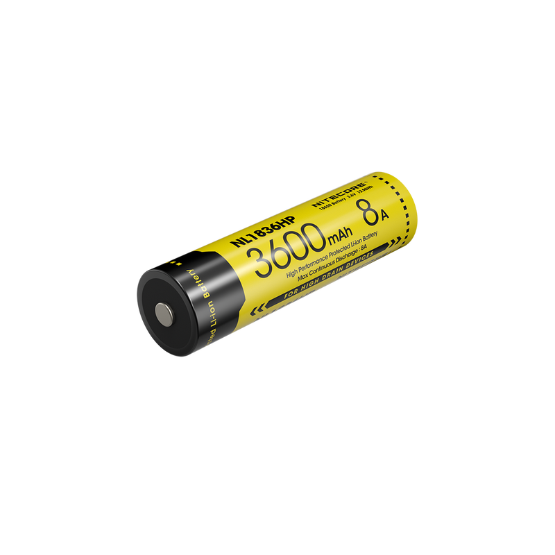 Nitecore NL1836HP 3600mAh High Performance Protected Li-ion Battery