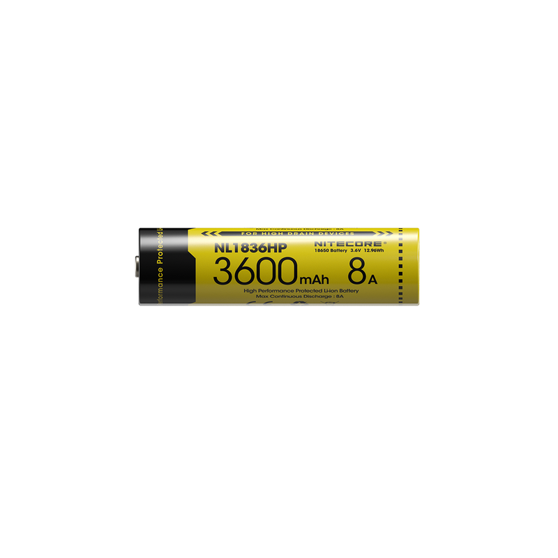 Nitecore NL1836HP 3600mAh High Performance Protected Li-ion Battery