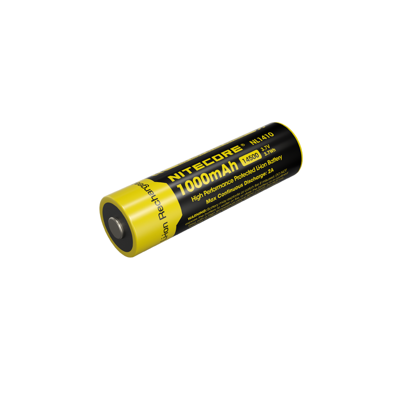 Nitecore NL1410 1000 mAh 14500 High Performance Li-ion Battery 鋰離子充電池