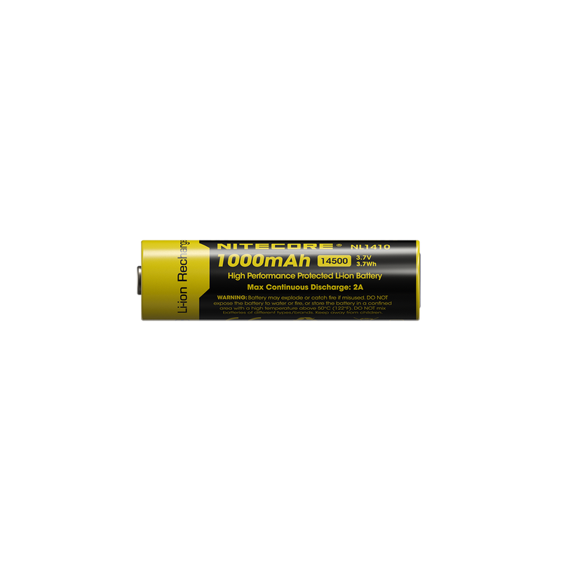 Nitecore NL1410 1000 mAh 14500 High Performance Li-ion Battery 鋰離子充電池