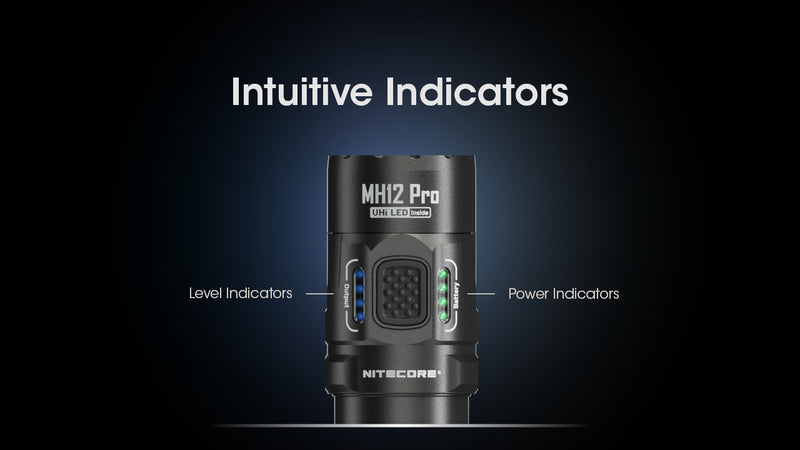 Nitecore MH12 Pro 3300 Lumens Superior Performance USB-C Rechargeable Compact Flashlight