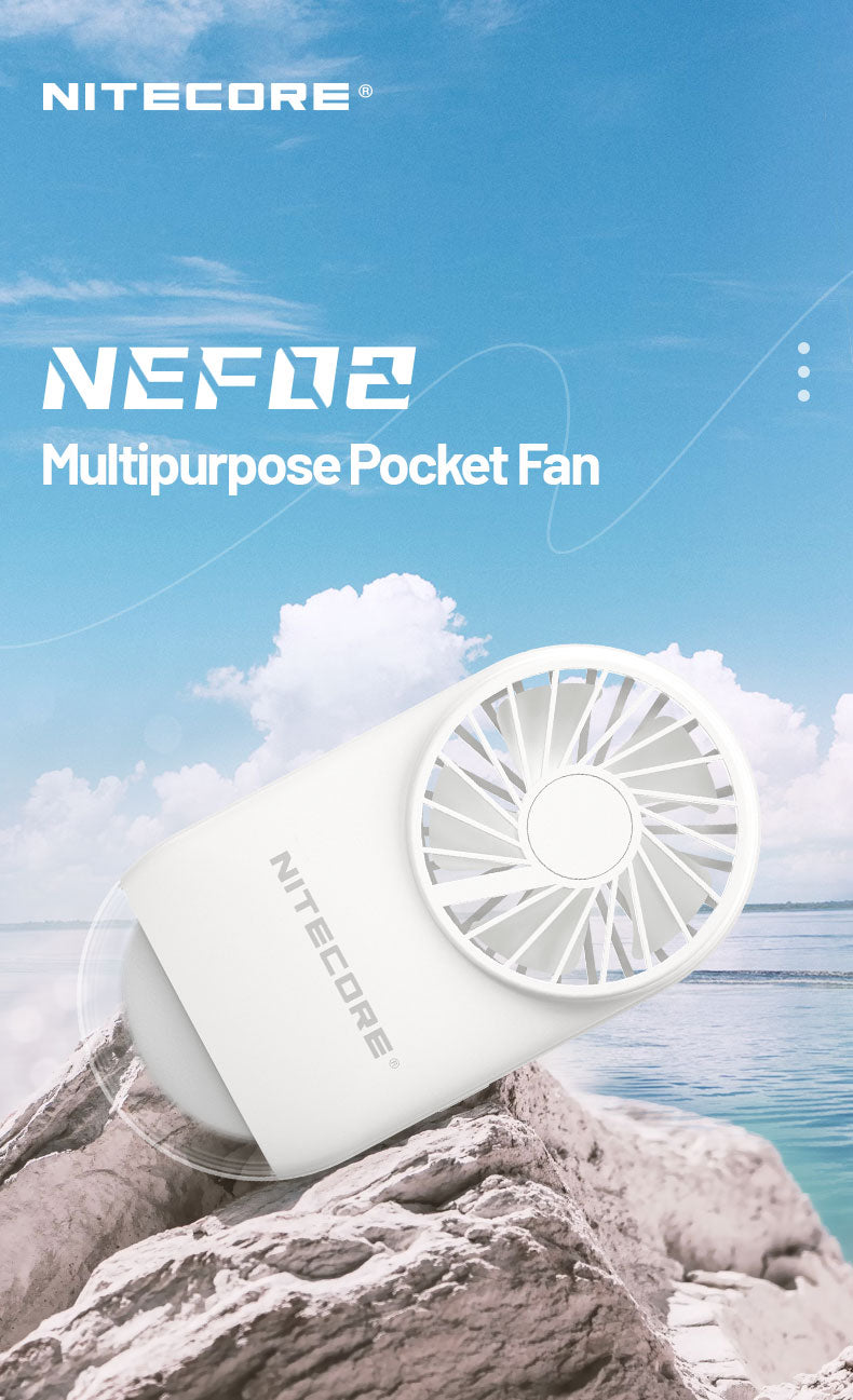 Nitecore NEF02 Multipurpose Pocket Fan 便攜小風扇