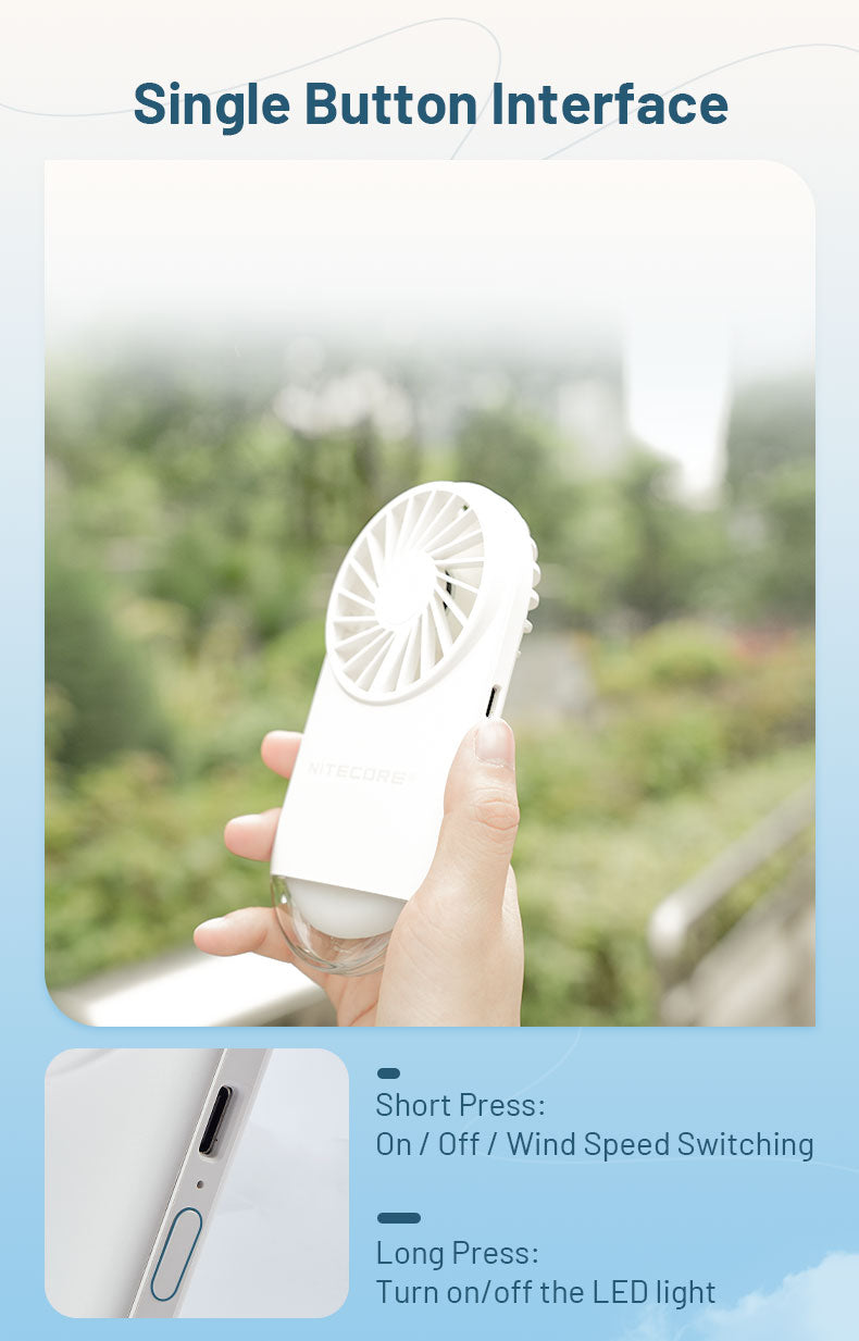 Nitecore NEF02 Multipurpose Pocket Fan 便攜小風扇