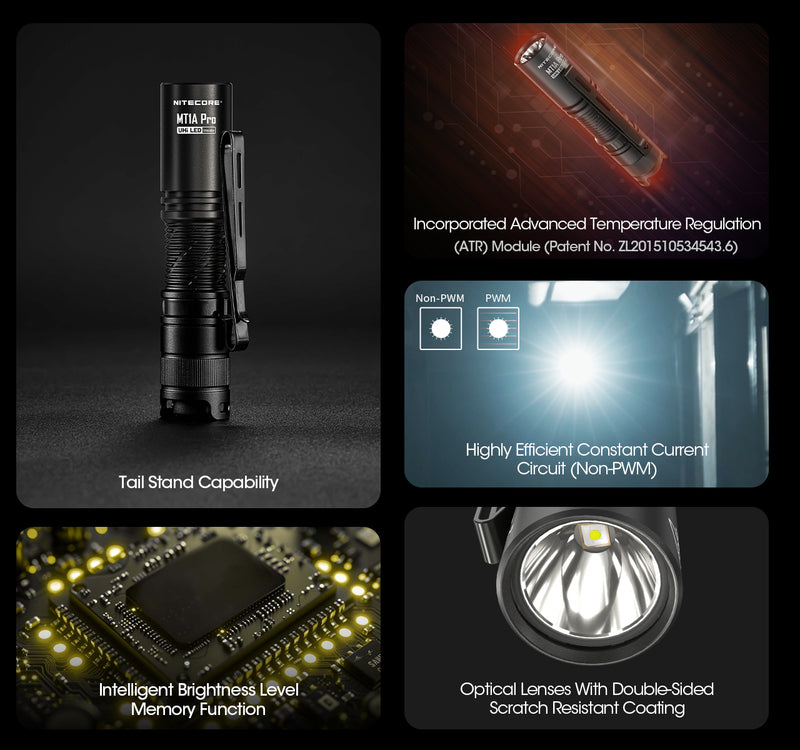 Nitecore MT1A PRO High Output Compact Rechargeable Flashlight 手電筒