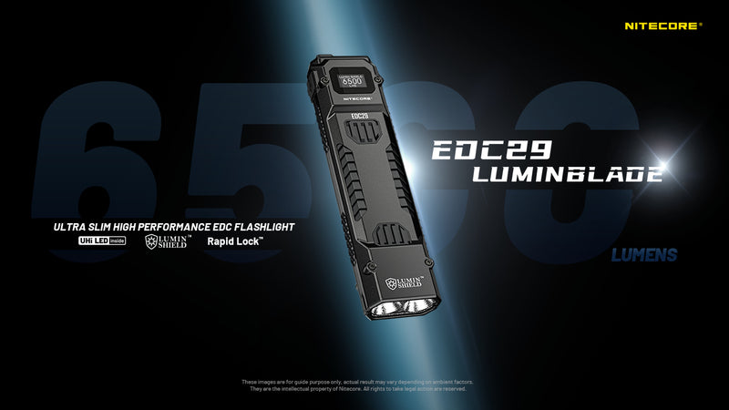 Nitecore EDC29 Ultra Slim High Performance Flashlight 高性能超薄EDC手電筒