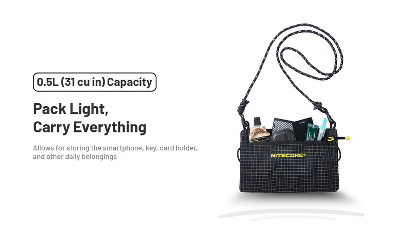 Nitecore NPP01 Mini Outdoor Sacoche Bag 迷你戶外便携斜孭袋